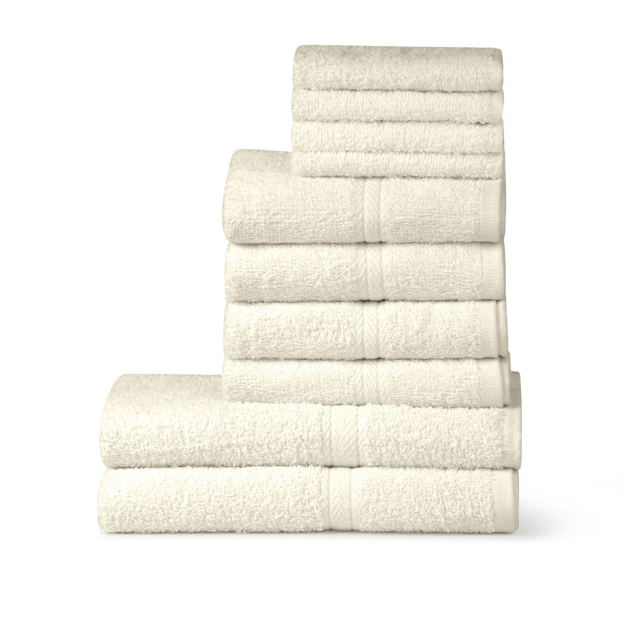 10 Piece 450GSM Value Range Towel Bale Sets