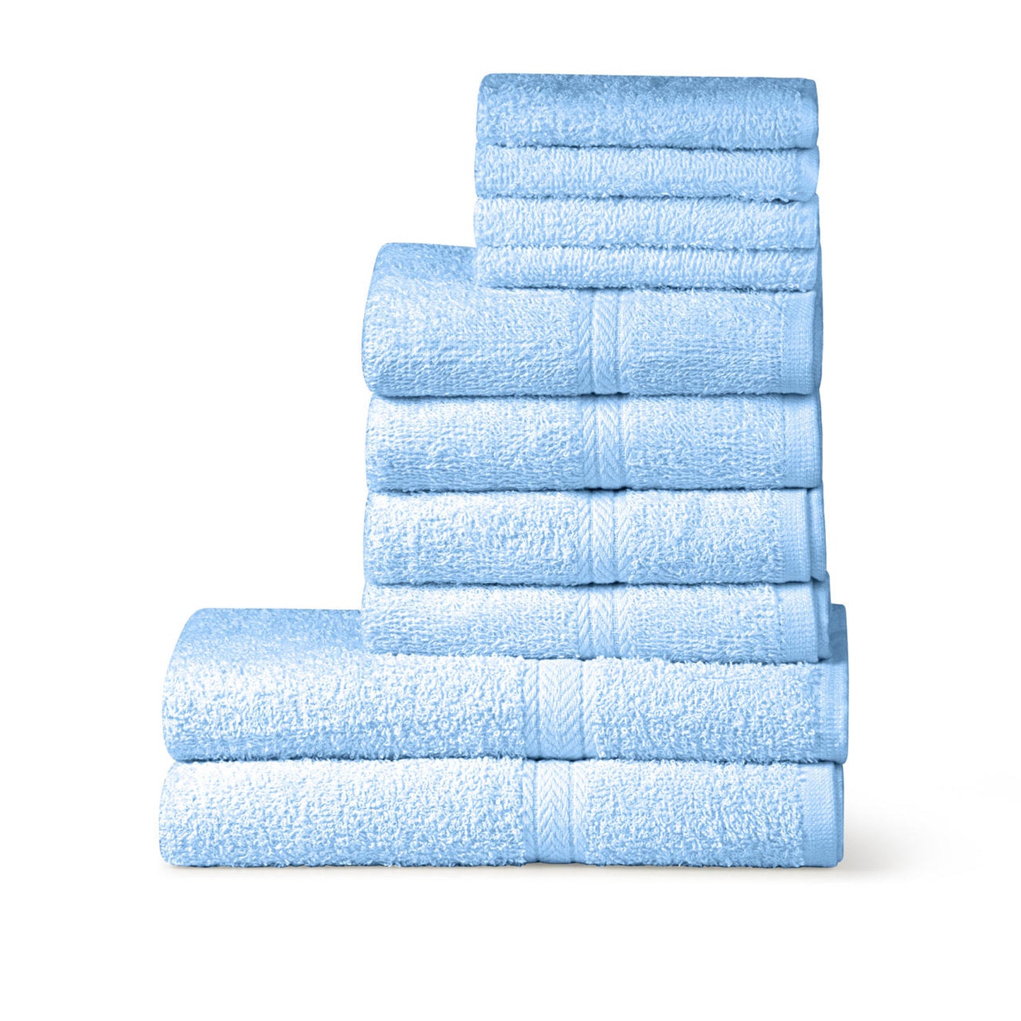 10 Piece 450GSM Value Range Towel Bale Sets