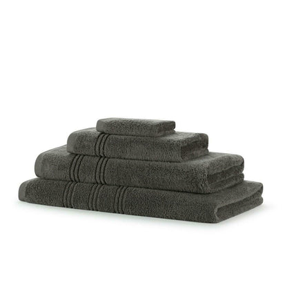 10 Piece 600GSM Zero Twist Towel Bale - 4 Face Cloths, 2 Hand Towels, 2 Bath Towels, 2 Bath Sheets