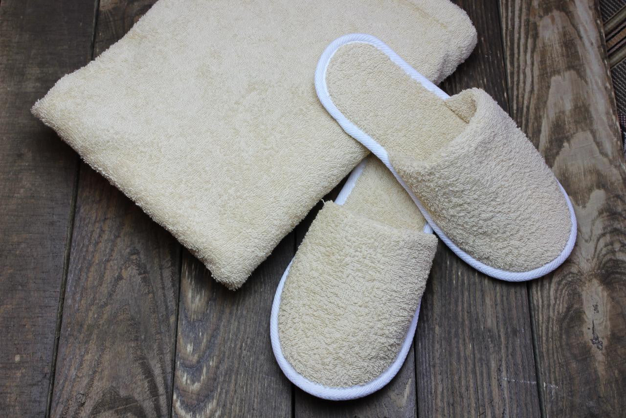 100% Terry Towelling Cotton Slippers