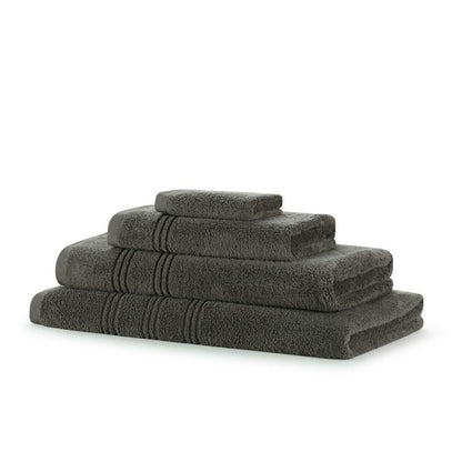 10 Piece 600GSM Zero Twist Towel Bale - 4 Face Cloths, 2 Hand Towels, 2 Bath Towels, 2 Bath Sheets