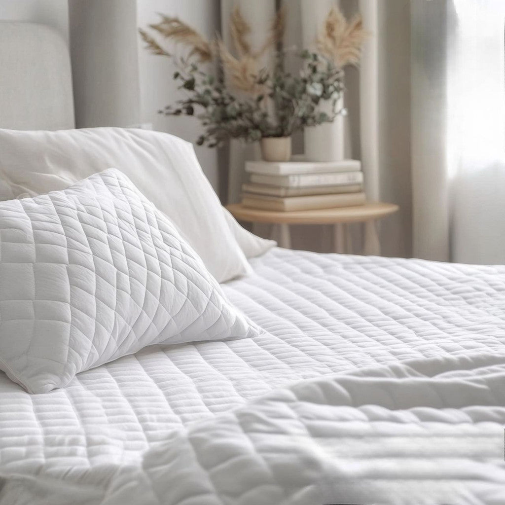 12-16" Deep Quilted Waterproof Fitted Mattress Protector