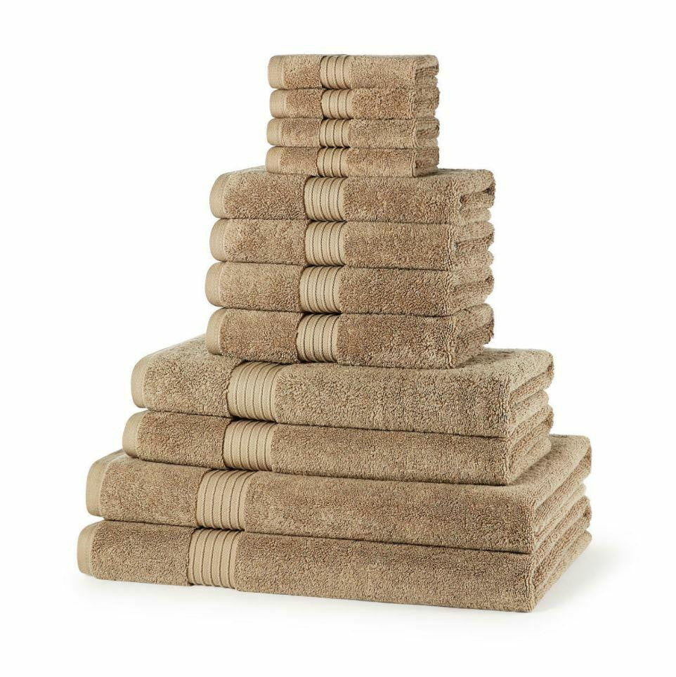 12 Piece 700 GSM Royal Egyptian Towel Bale - 4 Face Cloths, 4 Hand Towels, 2 Bath Towels, 2 Bath Sheet