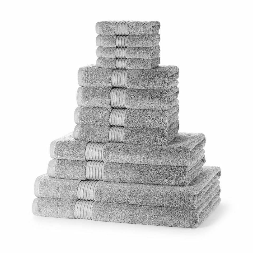 12 Piece 700 GSM Royal Egyptian Towel Bale - 4 Face Cloths, 4 Hand Towels, 2 Bath Towels, 2 Bath Sheet