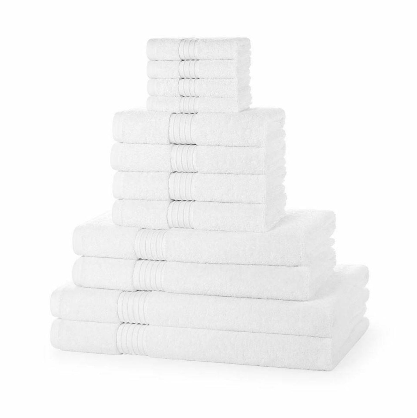 12 Piece 700 GSM Royal Egyptian Towel Bale - 4 Face Cloths, 4 Hand Towels, 2 Bath Towels, 2 Bath Sheet