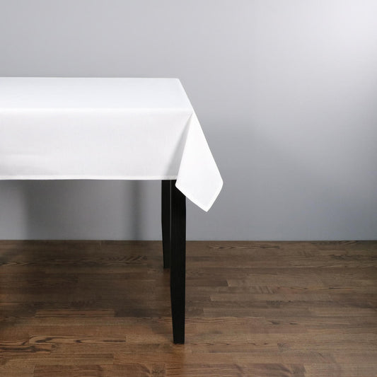 Easy Iron Plain 100% Polyester Tablecloths - 4 Colours