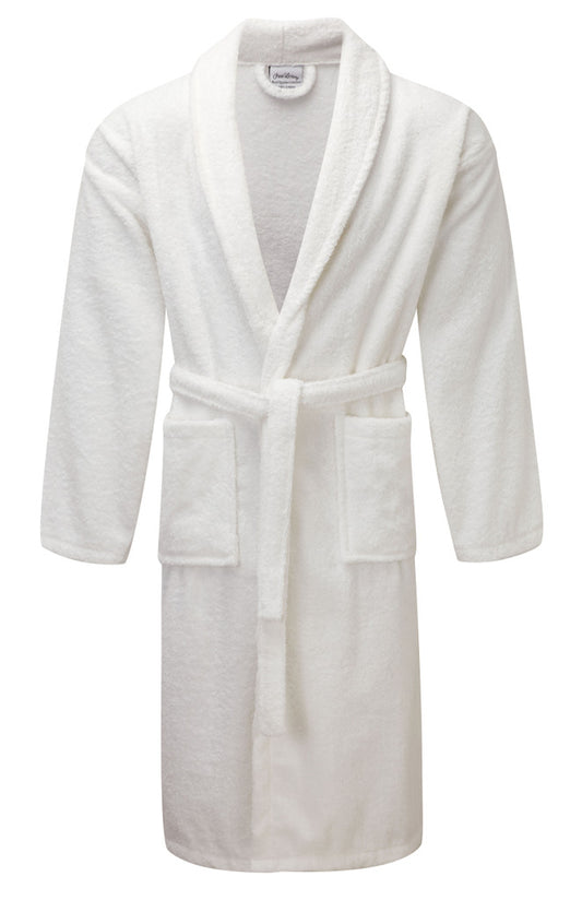 Luxury Egyptian Collection Towelling Bath Robe - Shawl Collar