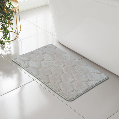 Greek Key Design Memory Foam Bath Mat