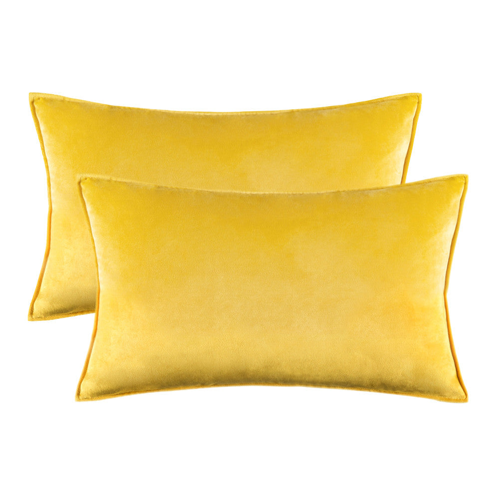 Set of 2 Cushions with Premium Waterproof Covers Included - 30x50cm