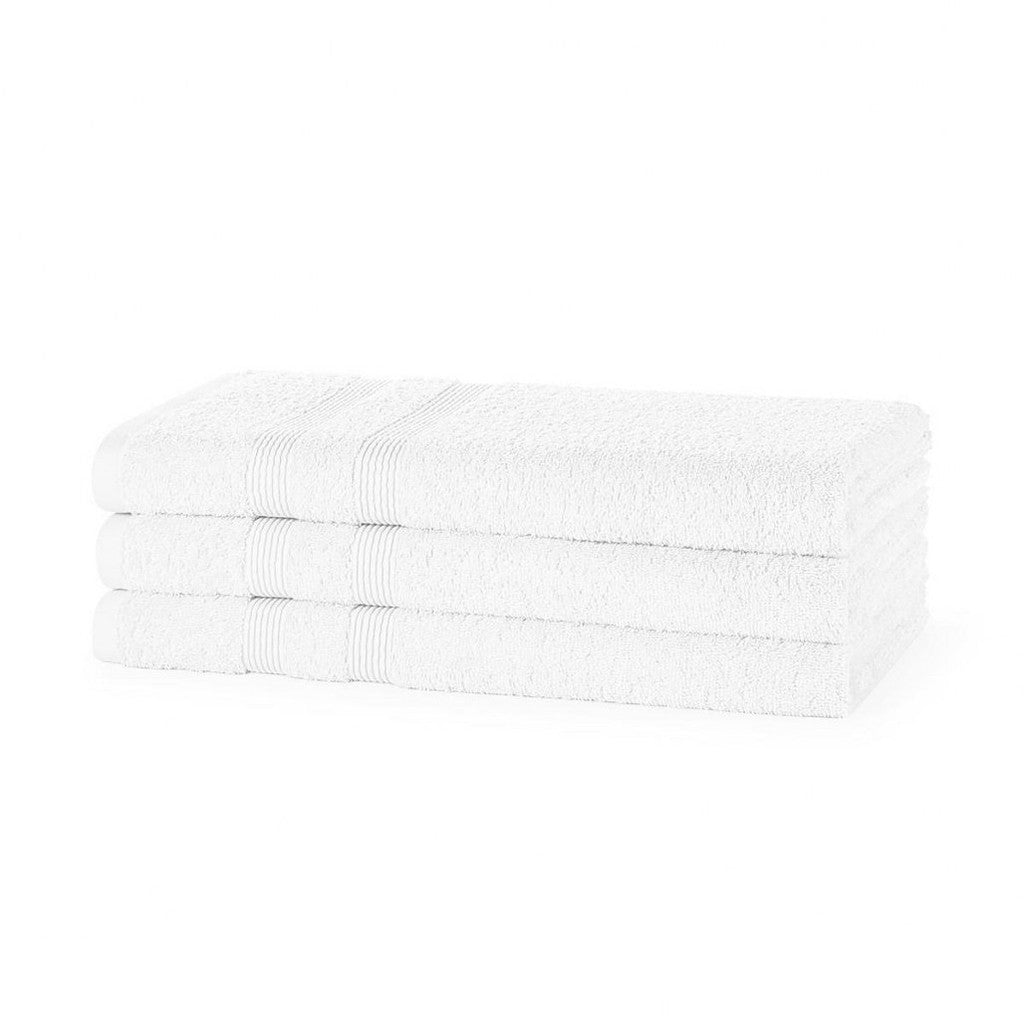 Clearance 400 GSM 100% Cotton Small Bath Towel - 65x125cm