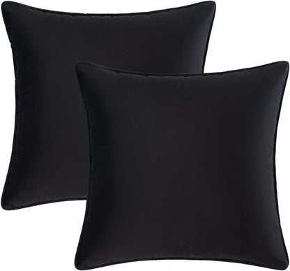 Set of 2 Cushions with Velvet Covers Included - 45x45 cm