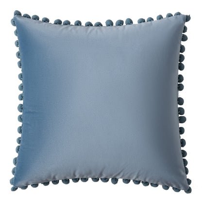 Set of 2 Cushions with Premium Pompom Velvet Cushion Covers Included - 45x45cm
