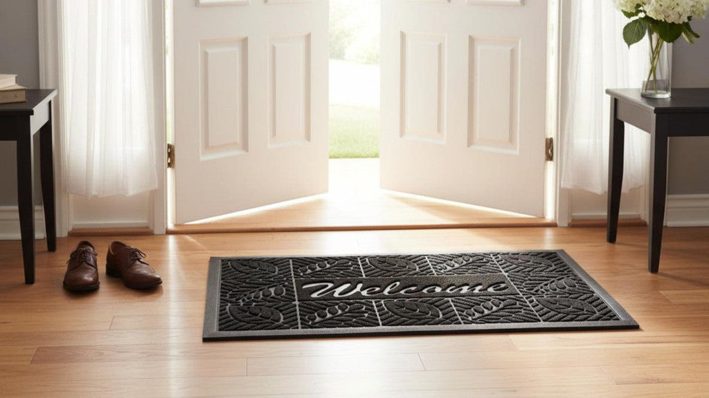 Premium Rubber Back Door Mats | Embossed Non-Slip Entrance Mats for Homes
