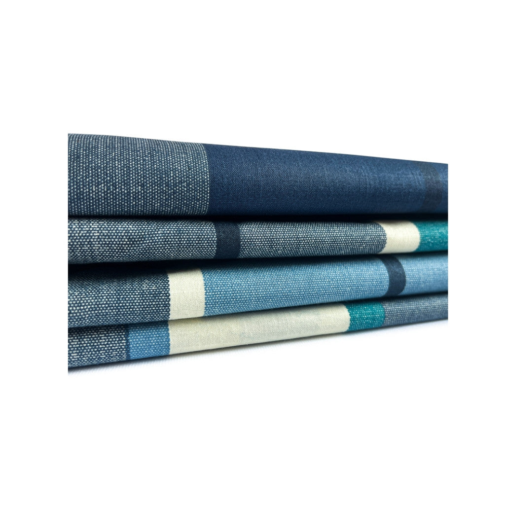 Blue Check Duvet Cover Set - 144 TC Polycotton