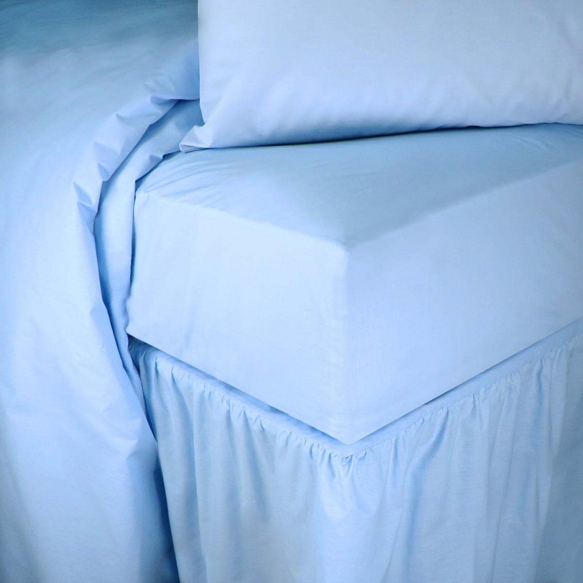 68 Pick Polycotton (Kingfisher Collection) - Valance Sheets