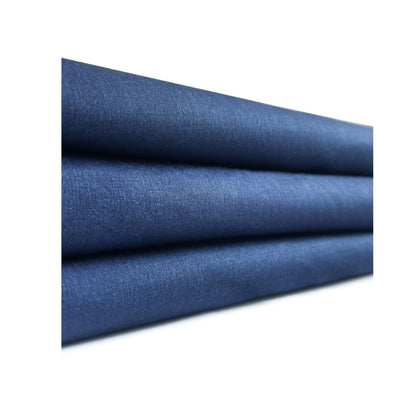 Blue Check Duvet Cover Set - 144 TC Polycotton