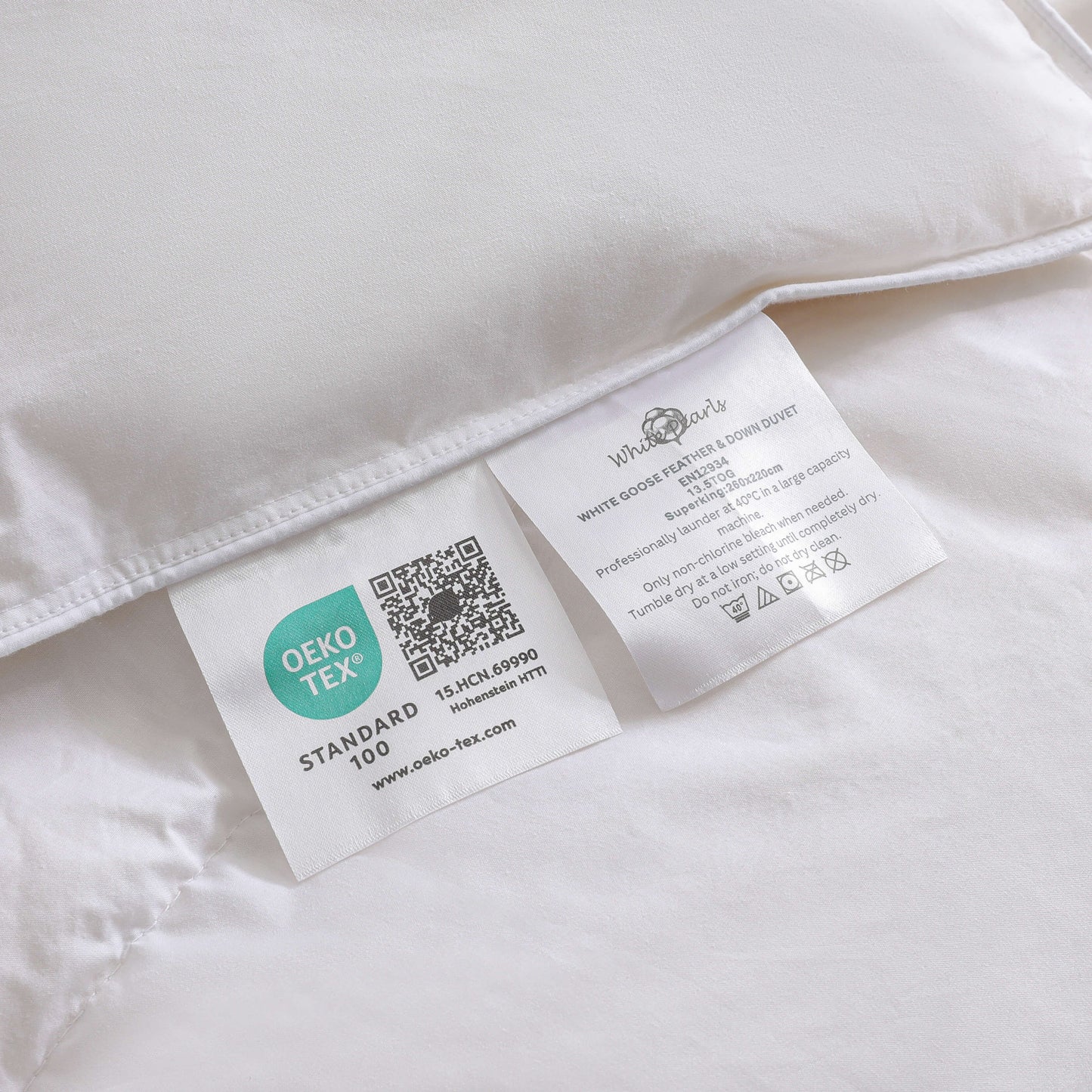 Goose Feather and Down Duvets 10.5 Tog - OekoTex Certified
