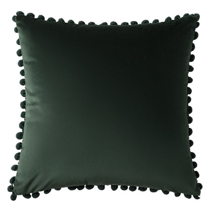 Set of 2 Cushions with Premium Pompom Velvet Cushion Covers Included - 45x45cm