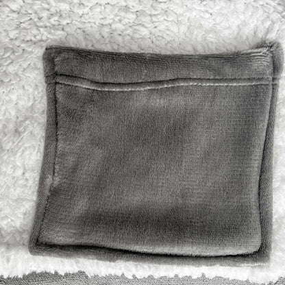 Double Layer Sherpa Hooded Blanket
