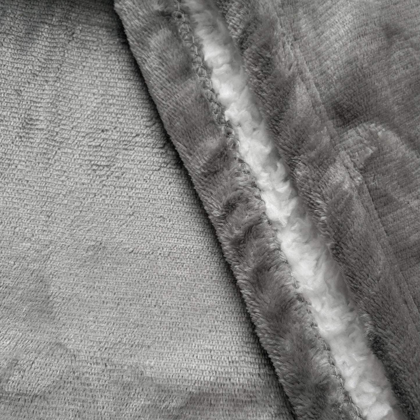 Double Layer Sherpa Hooded Blanket