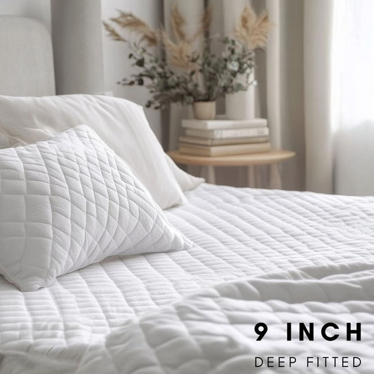 9" Deep Quilted Mattress Protector