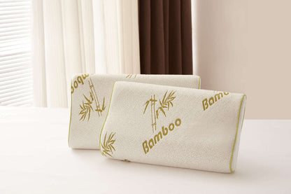 Small Memory Foam Bamboo Contour Pillow - 30x50cm