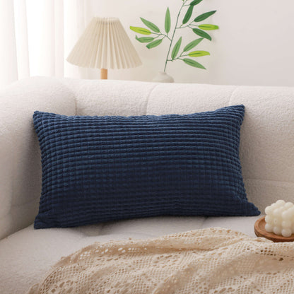 Set of 2 Cushions with Premium Corn Corduroy Covers Included - 30x50cm