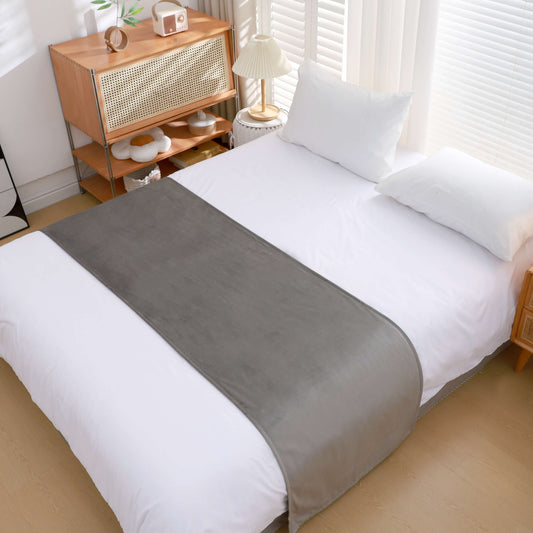 Classic Solid Velvet Bed Runner – Soft Luxury in Every Detail