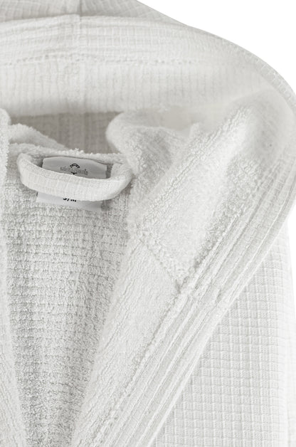 Premium 2in1 'Waffle Outer' 'Towelling Inner' 100% Cotton Dressing Gowns - Hooded