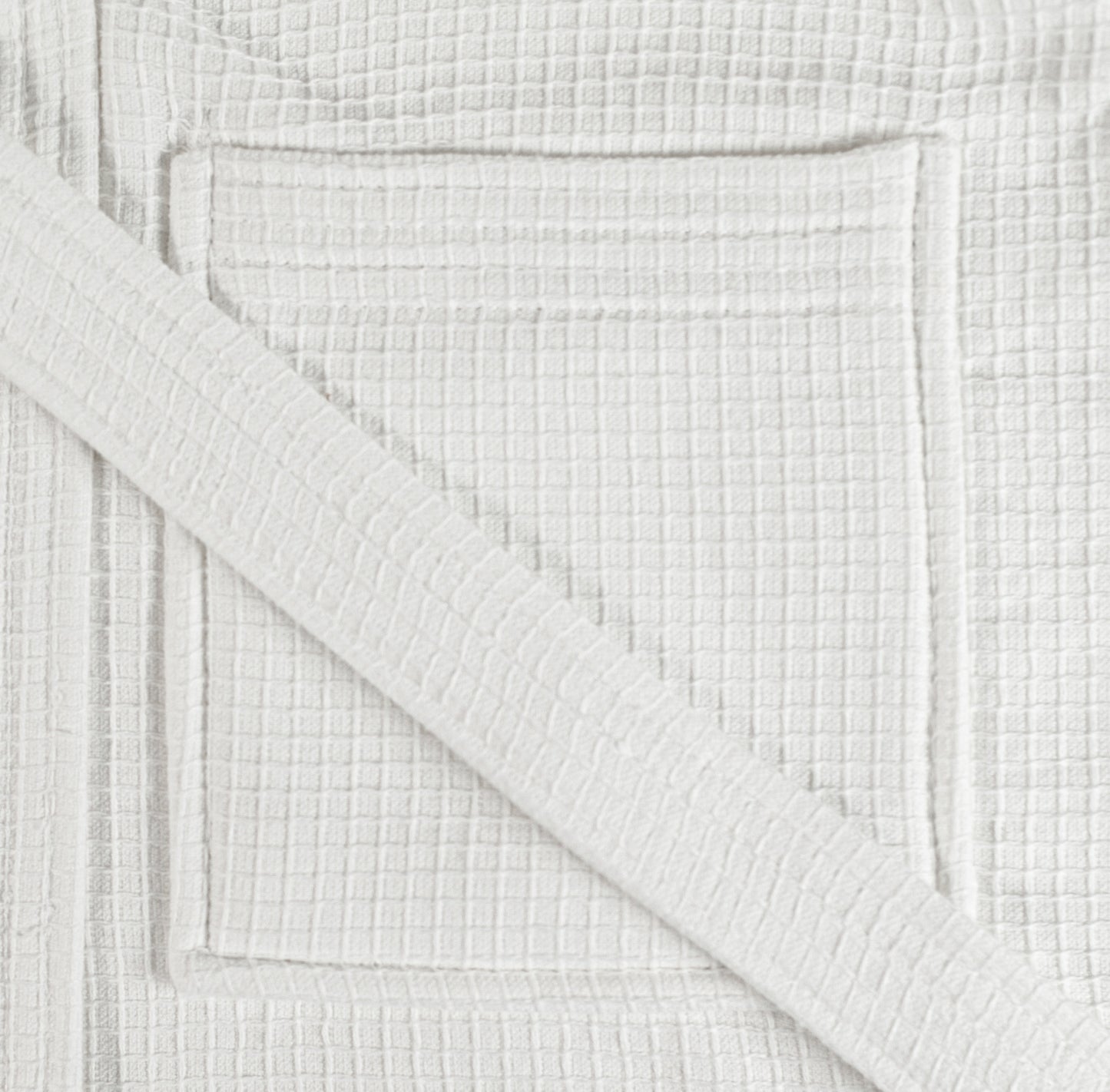 Premium 2in1 'Waffle Outer' 'Towelling Inner' 100% Cotton Dressing Gowns - Hooded