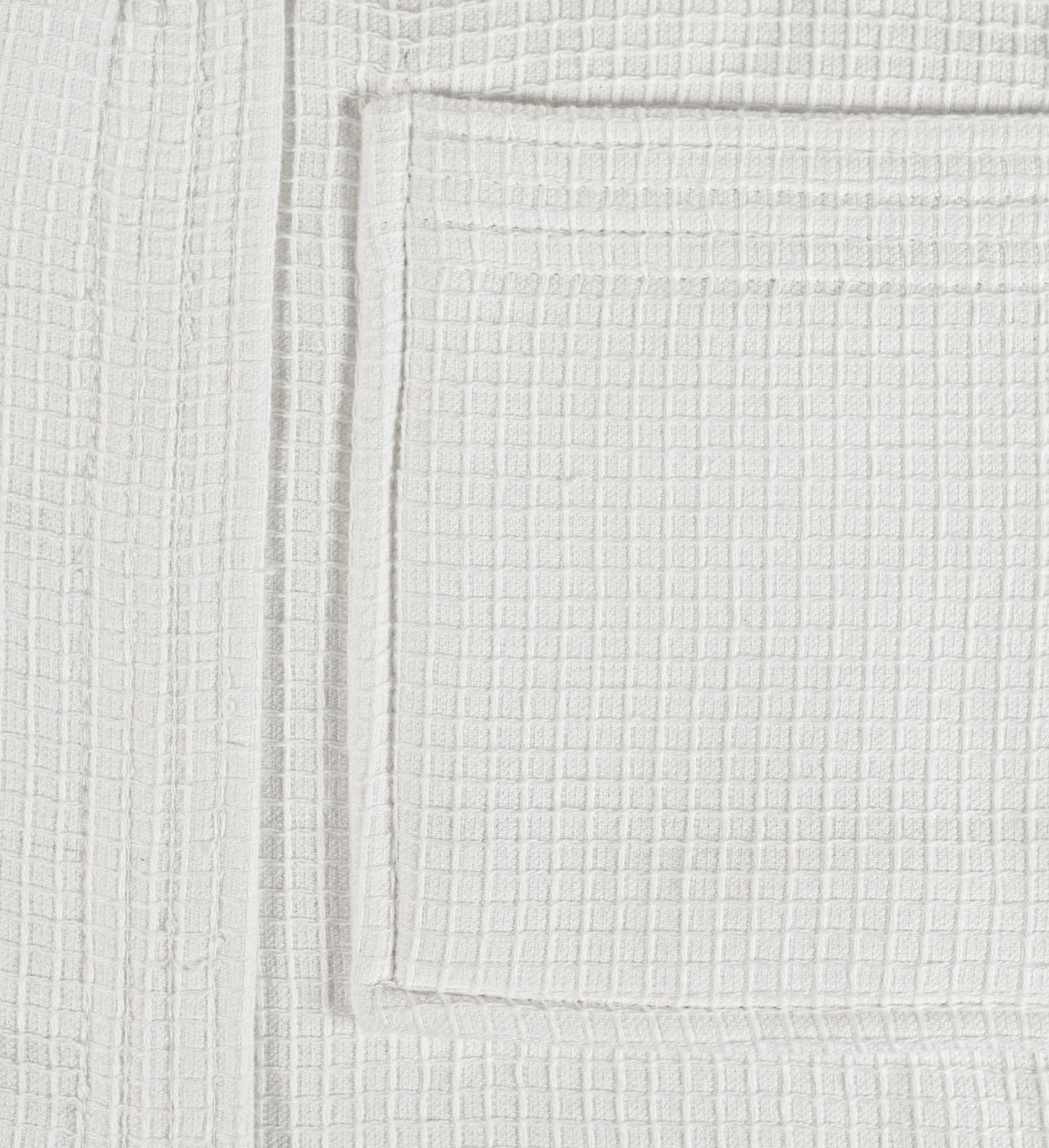 Premium 2in1 'Waffle Outer' 'Towelling Inner' 100% Cotton Dressing Gowns - Shawl Collar