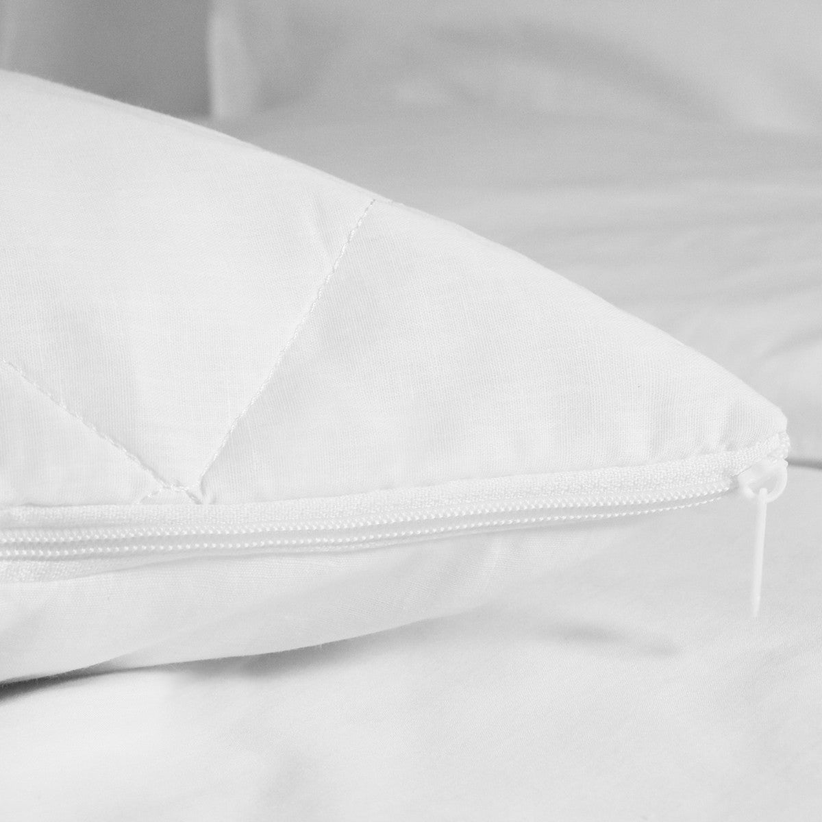 800 Gram Bounce Back Pillow with Quilted Zipped Removable Cover