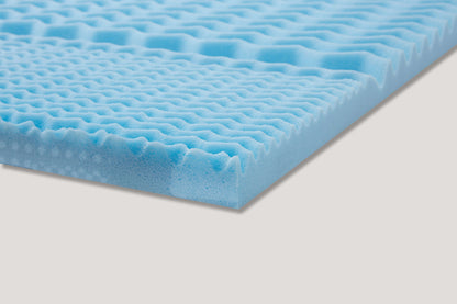 5 Zone Memory Foam Foam Mattress Topper - Coverless