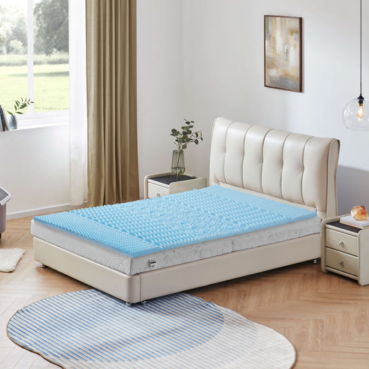 5 Zone Memory Foam Foam Mattress Topper - Coverless