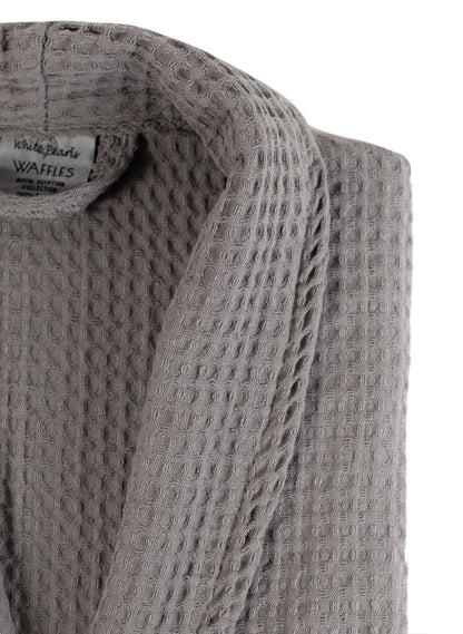 100% Cotton Lightweight Waffle Dressing Gown