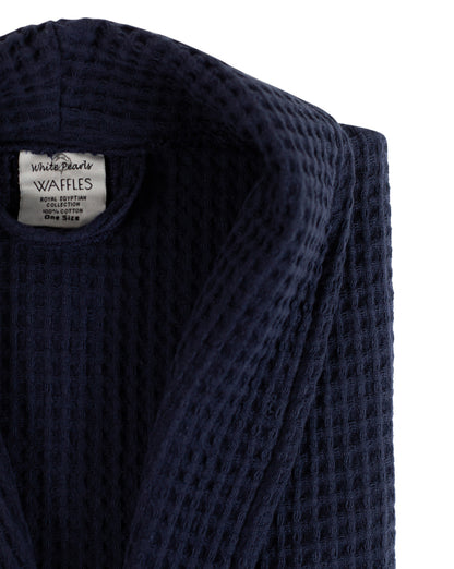 100% Cotton Lightweight Waffle Dressing Gown