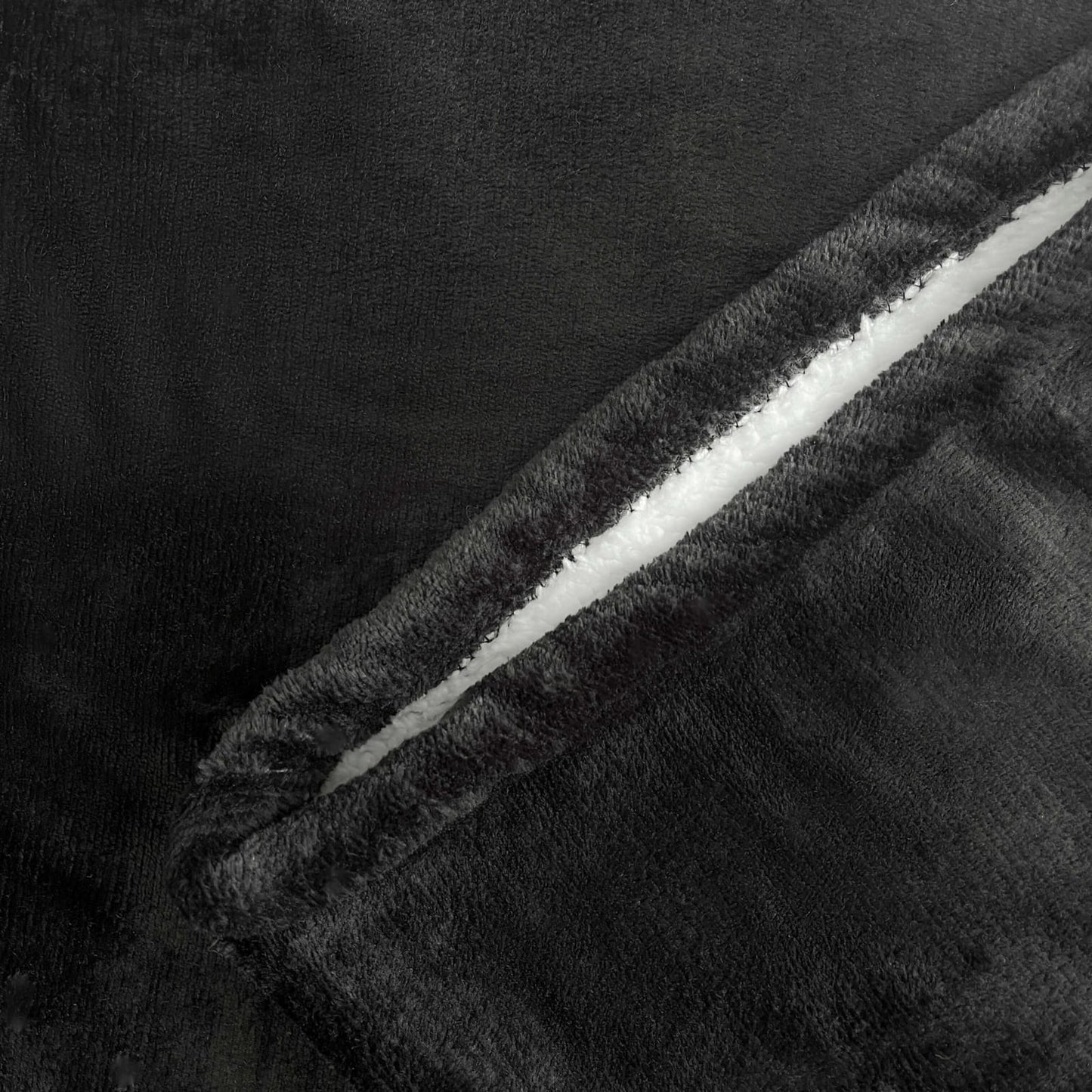 Double Layer Sherpa Hooded Blanket