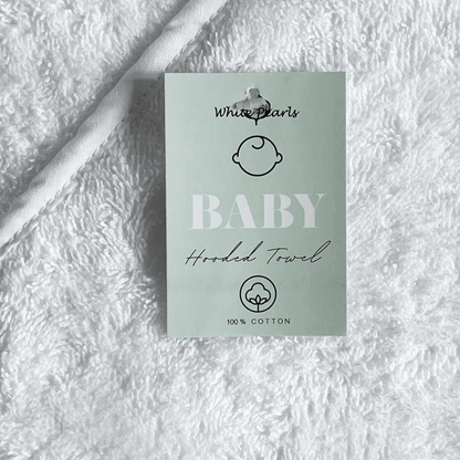 Baby Hooded Towel - Terry Towelling