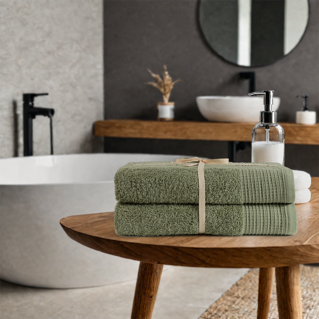 100% Organic Cotton Towels - Gift Ribboned