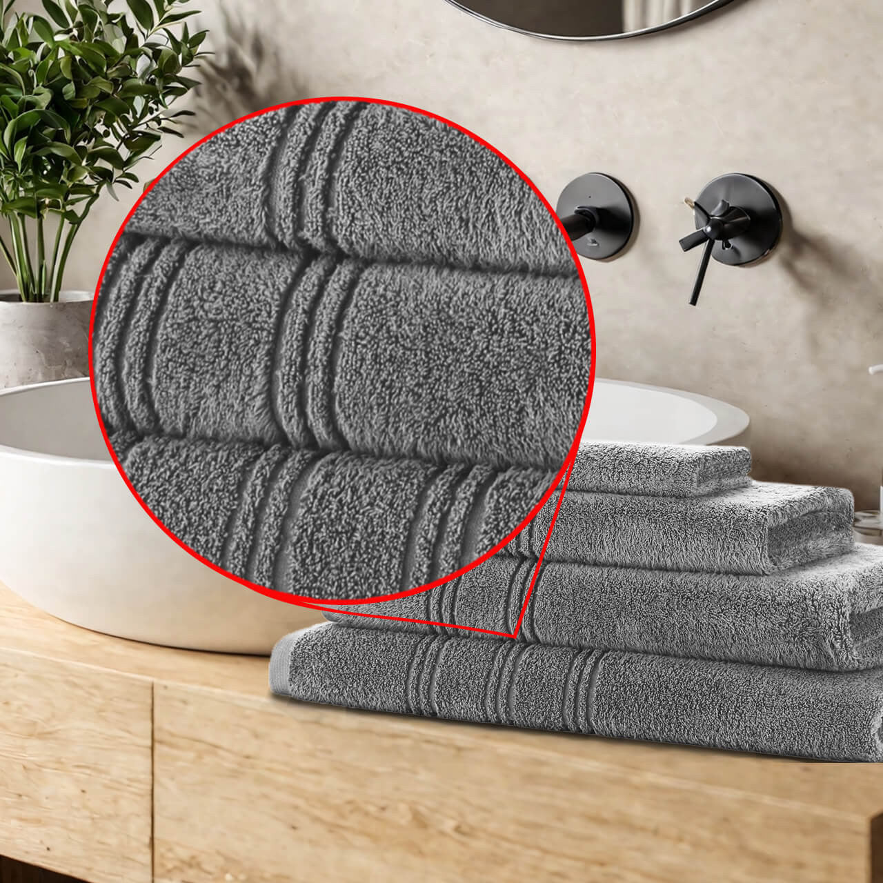600 GSM Royal Egyptian Luxury Soft Touch Zero Twist Towels