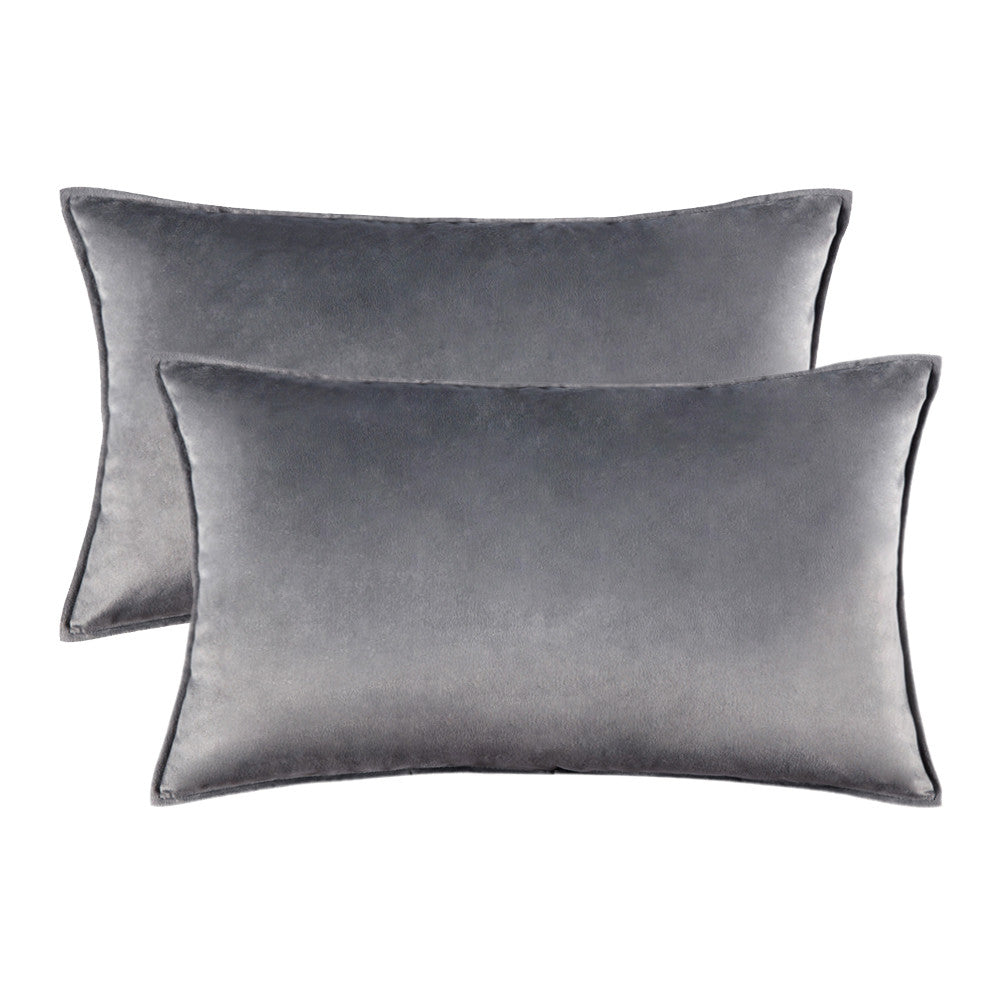 Set of 2 Cushions with Premium Waterproof Covers Included - 30x50cm