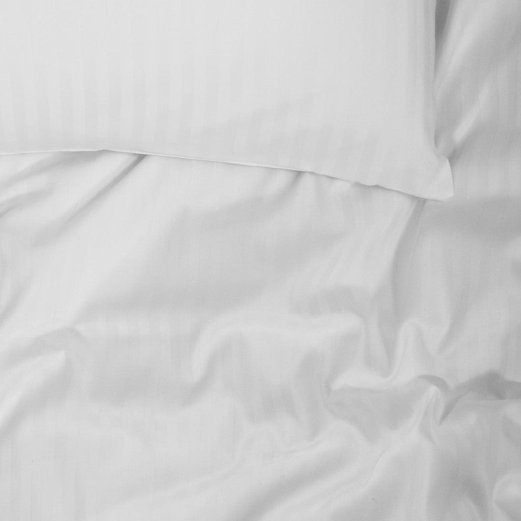 200TC Sateen Stripe Microfibre Pillowcases