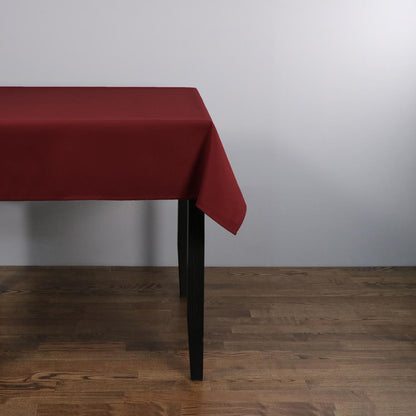 Easy Iron Plain 100% Polyester Tablecloths - 4 Colours