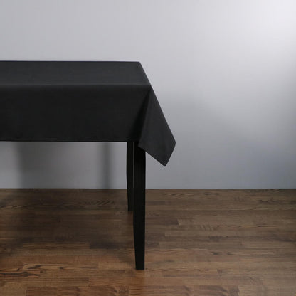 Easy Iron Plain 100% Polyester Tablecloths - 4 Colours