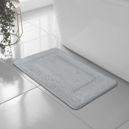 Greek Key Design Memory Foam Bath Mat