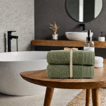 100% Organic Cotton Towels - Gift Ribboned
