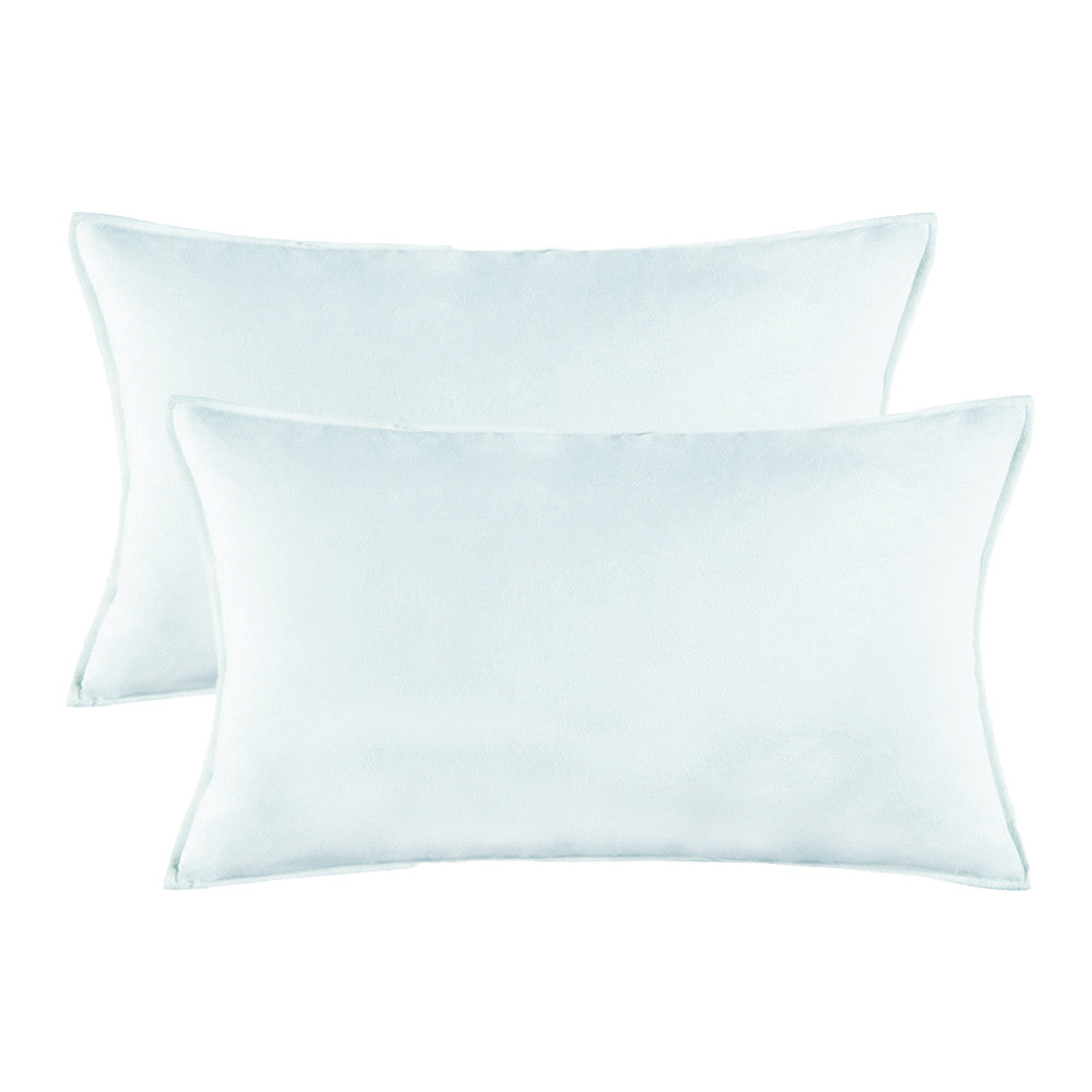 Set of 2 Cushions with Premium Waterproof Covers Included - 30x50cm