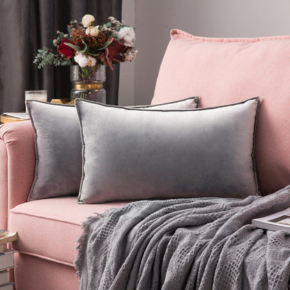 Set of 2 Cushions with Premium Waterproof Covers Included - 30x50cm