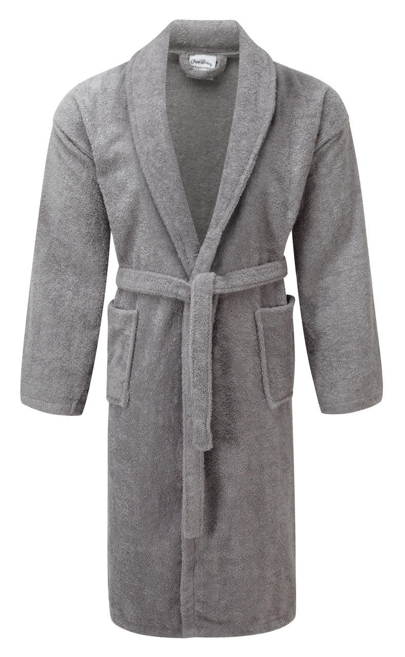 Luxury Egyptian Collection Towelling Bath Robe - Shawl Collar