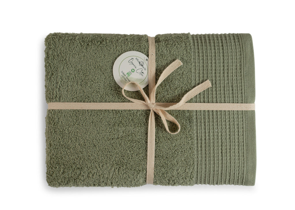 100% Organic Cotton Towels - Gift Ribboned